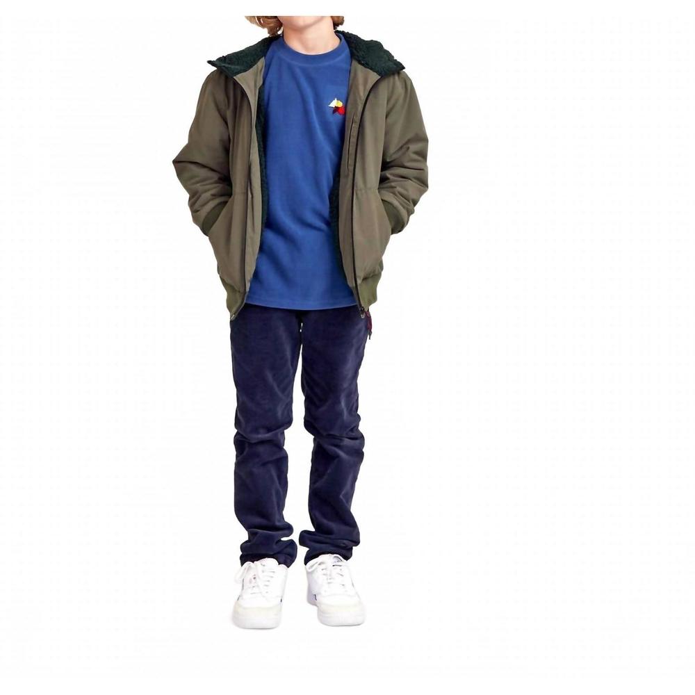 NEW AO76 kids willie bomber jacket in green